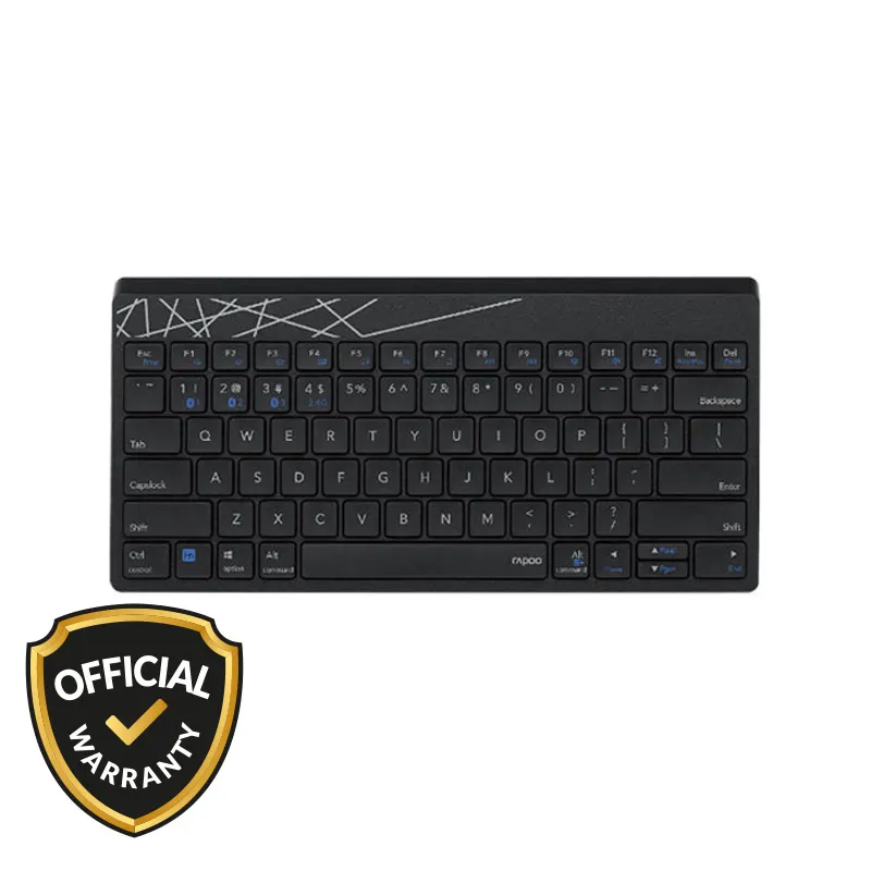 Rapoo K8000M Multi-mode Wireless Keyboard-Black