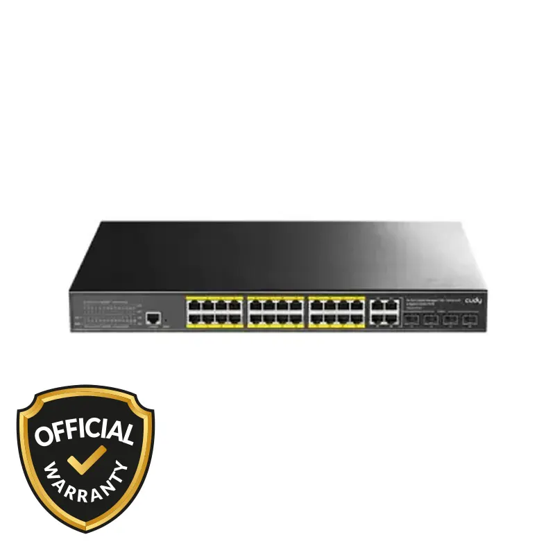 Cudy 24-GbE PoE L2 Managed Switch (GS2028PS4)