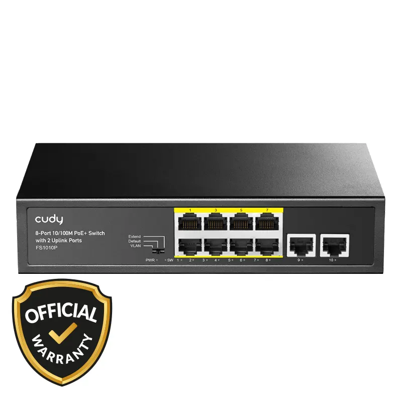 Cudy FS1010P 8 Port PoE+Switch