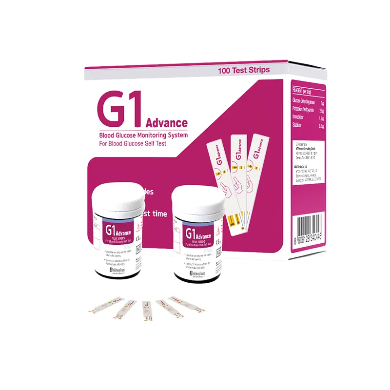 G1 Advance Blood Glucose Strip (100Pcs)