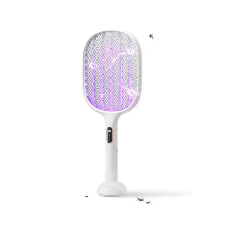 Qualitell S1 Digital Display Electric Mosquito Swatter Racket