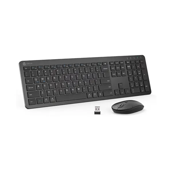 iClever GK08 Wireless Keyboard and Mouse with Number Pad (Combo)