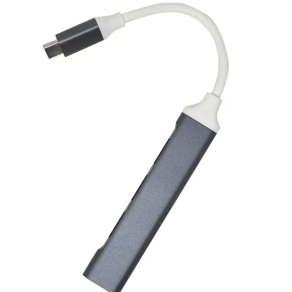 Remax i-Crown 4 Port Type-C USB Deep Gray HUB Others Price in Bangladesh - Mobile.com.bd