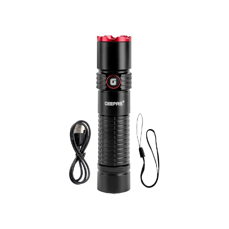Geepas GFL51065 Rechargeable LED Flashlight