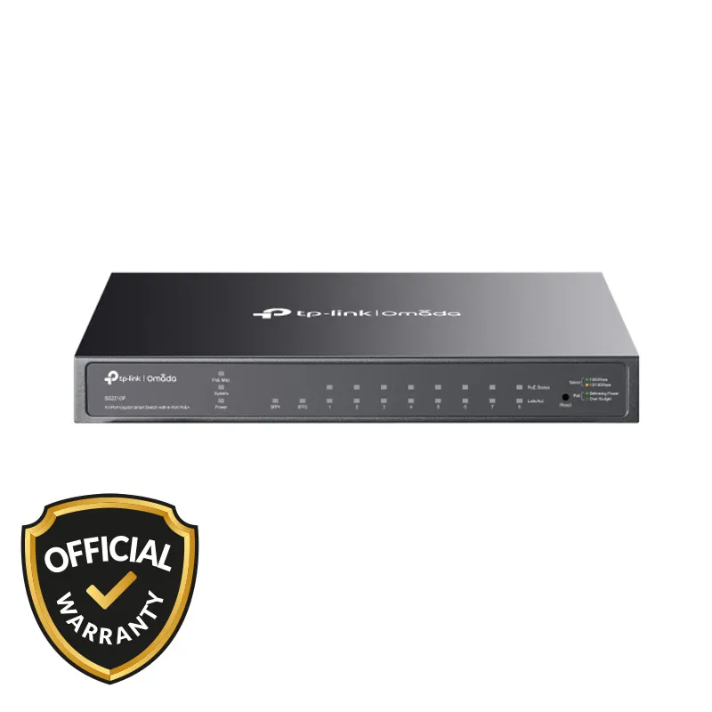TP-LINK SG2210P Omada 10-Port Gigabit Smart Switch