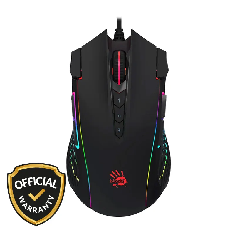 A4tech J90S 8000CPI RGB USB Gaming Mouse