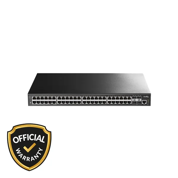 Cudy 48-GbE 4-SFP+ L3 Managed Gigabit Switch (GS5048S4)