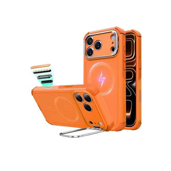 ESR Cyber Tough Magnetic Case with Camera Control and Stash Stand (17 Pro)