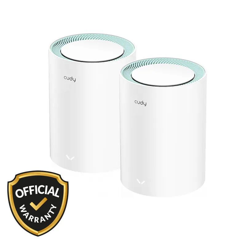 Cudy M1300 AC1200 Dual Band Whole Home Wi-Fi Mesh Router (2 Pack)