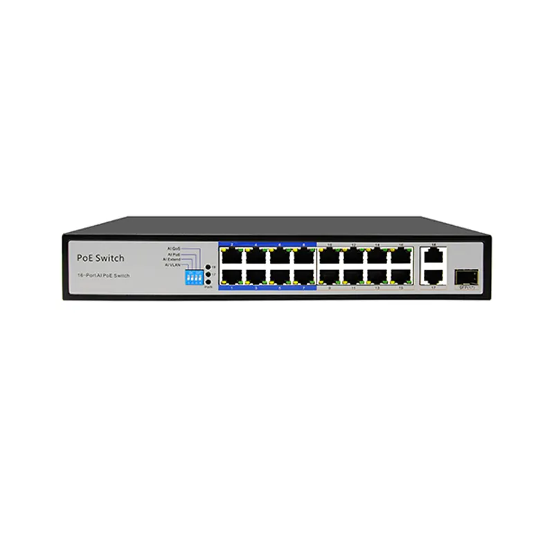 Hored AI1016 16-port Gigabit Uplink AI PoE Switch