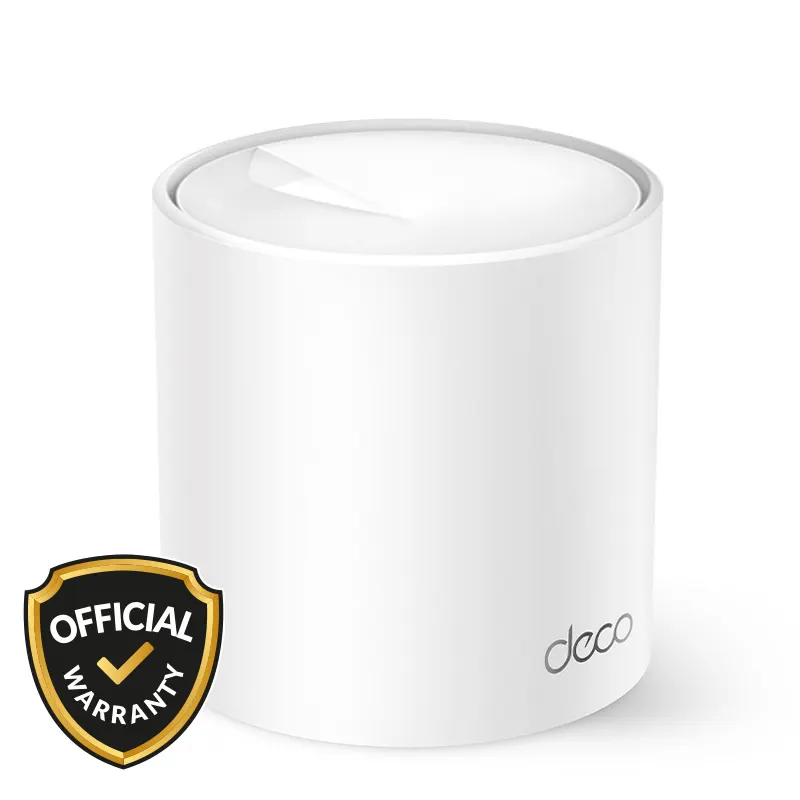 TP-Link Deco X10 AX1500 Dual Band Whole Home Mesh Wi-Fi 6 System Router (1 Pack) - White