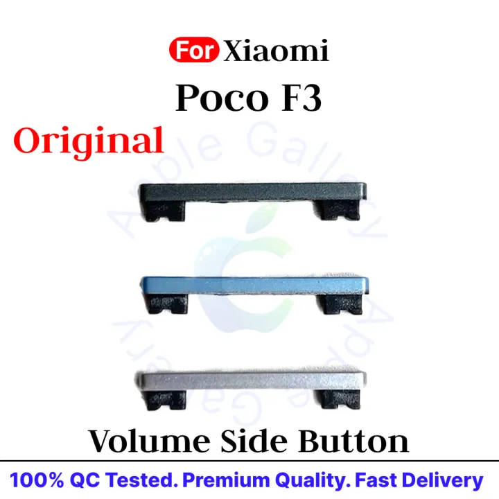 For Poco F3 Volume Button Out Side Key External Side Button Replacement Parts Price in Bangladesh - Mobile.com.bd