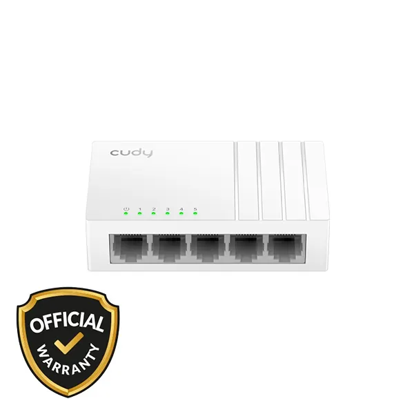 Cudy 5-Port 10/100Mbps Unmanaged Switch (FS105D)
