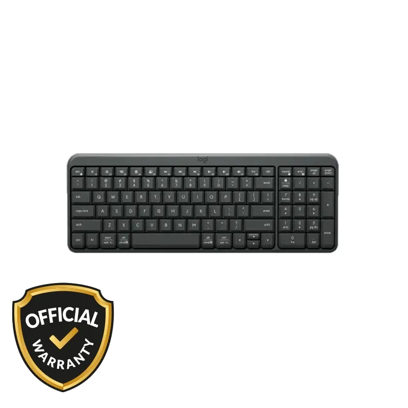 Logitech K250 Compact Wireless Keyboard- Graphite