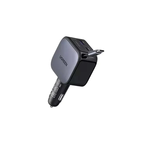 UGREEN (EC602) 60W 2C1A Car Charger with Type-C Cable
