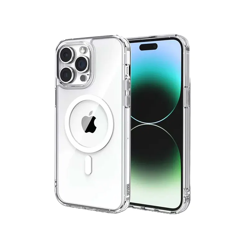 X-Doria Defense ClearVue MagSafe Crystal Clear Back Cover for iPhone 15 Pro