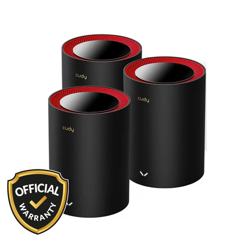 Cudy M3000 AX3000 2.5G Dual Band Mesh Wi-Fi Router (3 Pack)