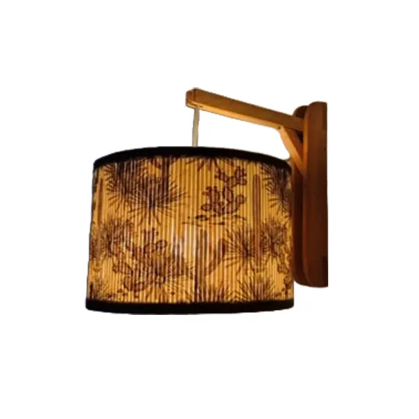 Wall Mount Bamboo Lamp Shade (PB-05)