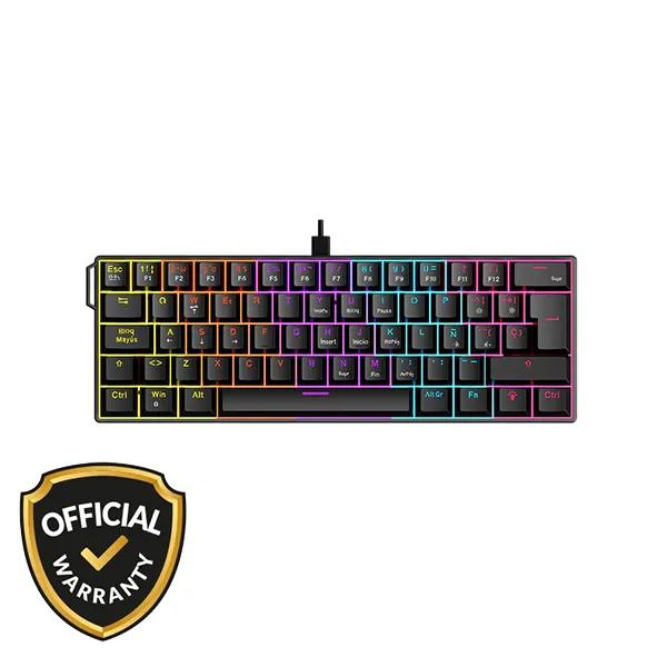 Ajazz NK61 Wired Mechanical Gaming Keyboard (Red Switch)