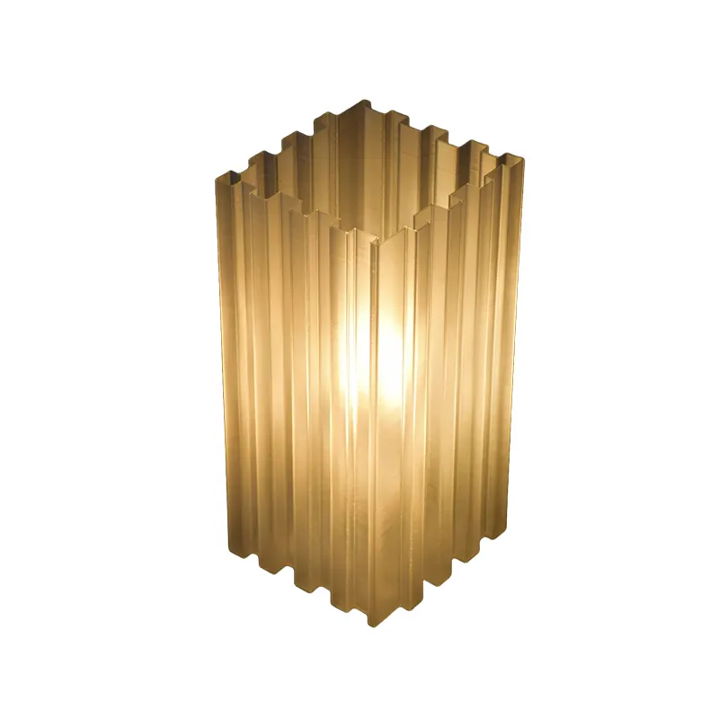 Square Wave 3D Printed Lamp