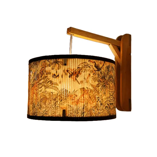 Wall Mount Bamboo Lamp Shade (PB-04)