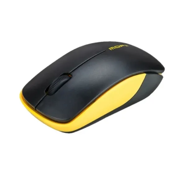 Mofii GO18 Black Yellow 2.4G Wireless Mouse Cables Price in Bangladesh - Mobile.com.bd