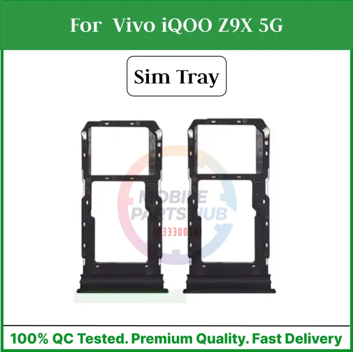 Vivo iQOO Z9X 5G Sim Tray Micro SD Card Slot with Sim Ejector Pin Replacement Part - Price in Bangladesh