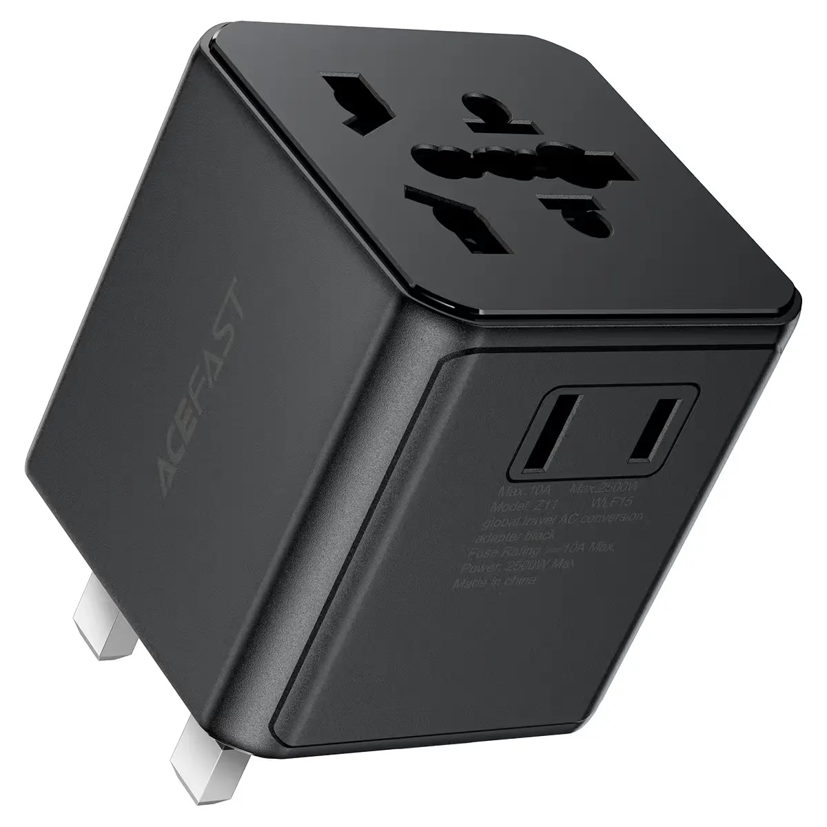 Acefast Travel Plug Adapter Z11 2500W Chargers Adapters Price in Bangladesh - Mobile.com.bd