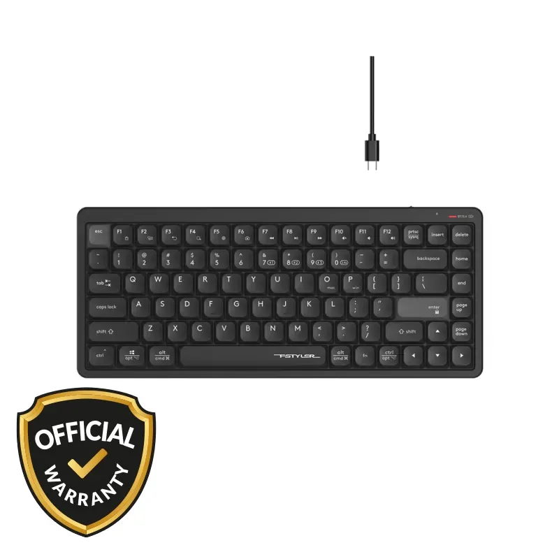 A4tech Fstyler FBX53C Dual-Mode Scissor Switch Wireless Keyboard