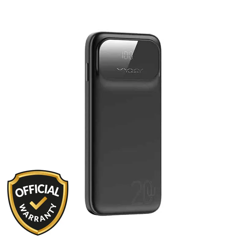 Vyvylabs 20W 10000mAh Leca Digital Display Fast Charging Power Bank VBL0120-02 Black