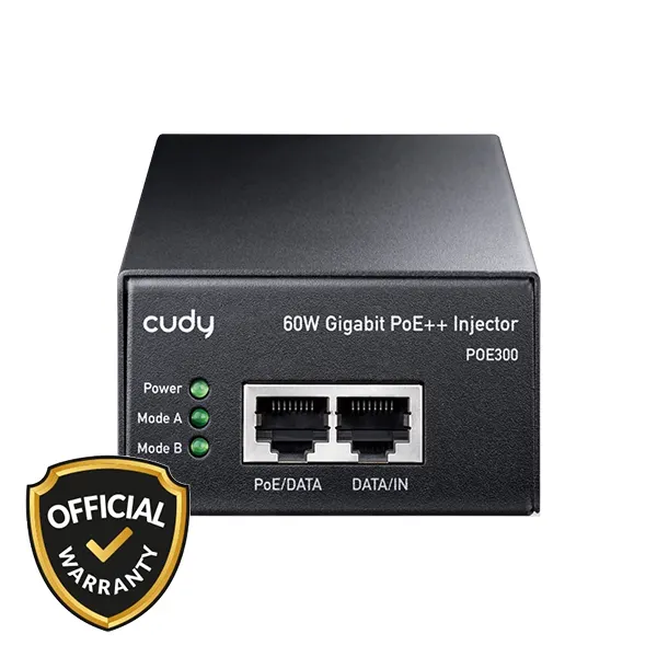 Cudy 60W Gigabit PoE++ Injector Adapter (POE300)
