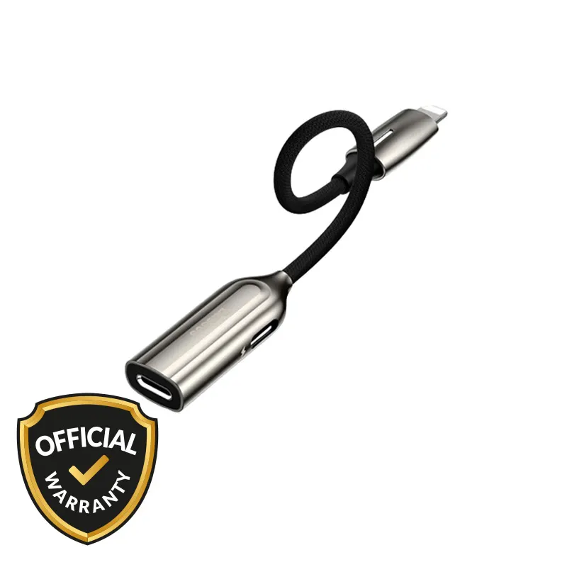 Baseus L55 2-In-1 IP Male to Dual IP Female Adapter (CALL55-0A)
