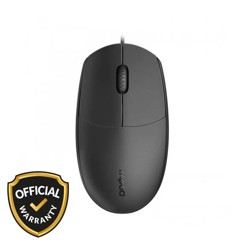 Rapoo N100 Wired Mouse-Black