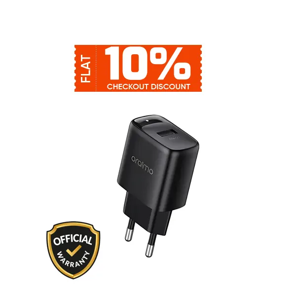Oraimo Firefly 3 10W EU Charging Adapter with Type-C Cable (OCW-E66S+C53)