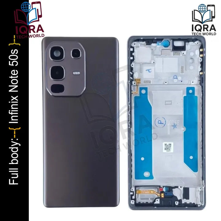 Infinix Note 50s Full Body Housing / Middle Frame Chassis with Back Panel Full Body Casing Price in Bangladesh - Mobile.com.bd