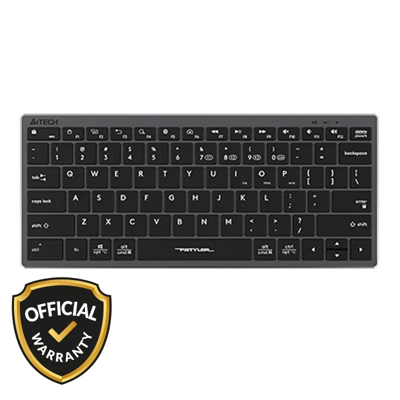A4tech FBX51C Fstyler Scissor Switch Rechargeable Mini Wireless Keyboard