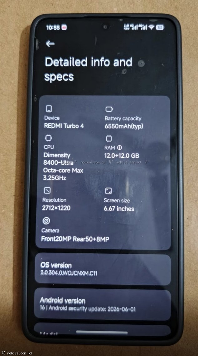 Xiaomi Redmi Turbo 4
